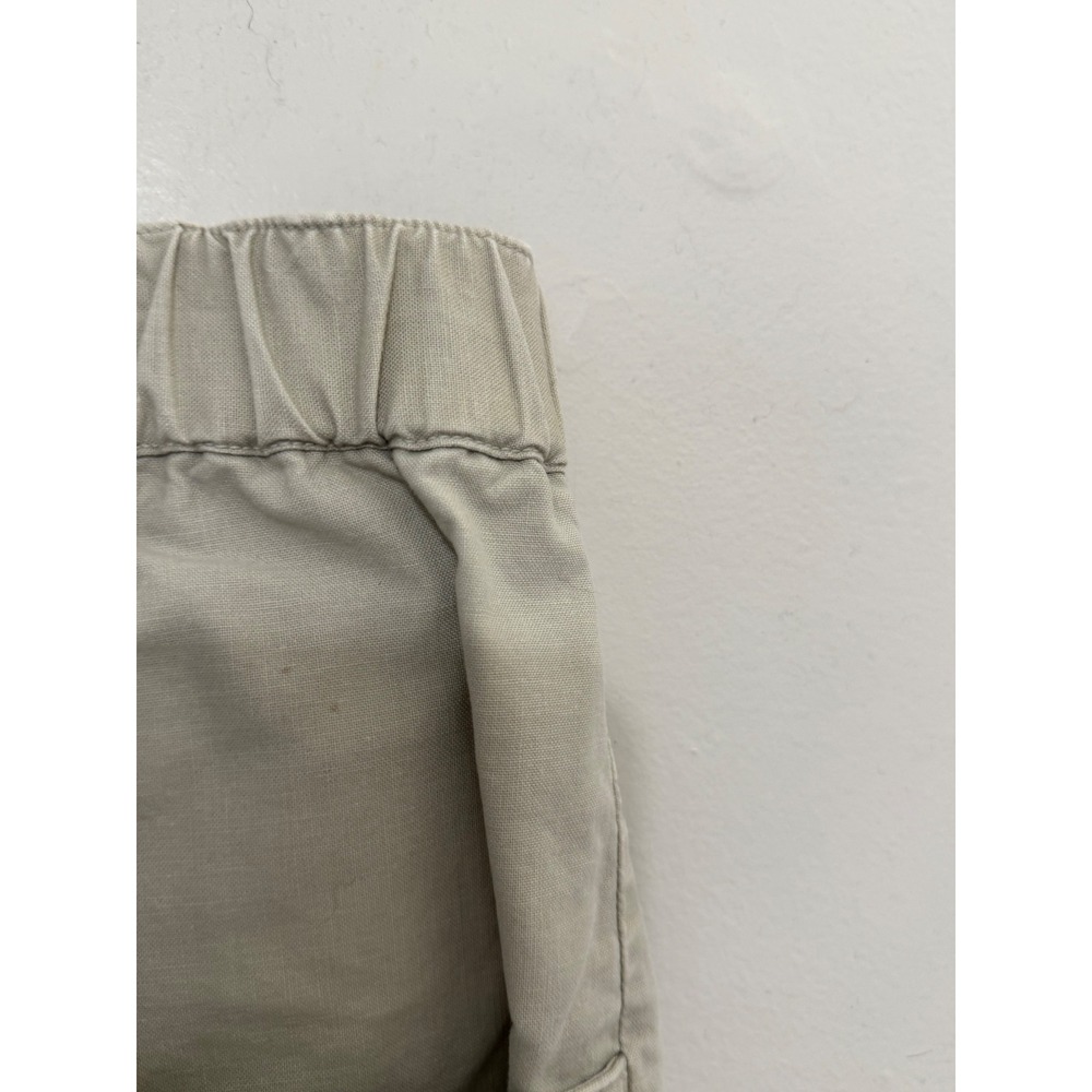 Columbia Mens Tan Khaki Cargo Shorts Pleated Side Elastic Vintage Utility Dad 40 - Picture 12 of 13